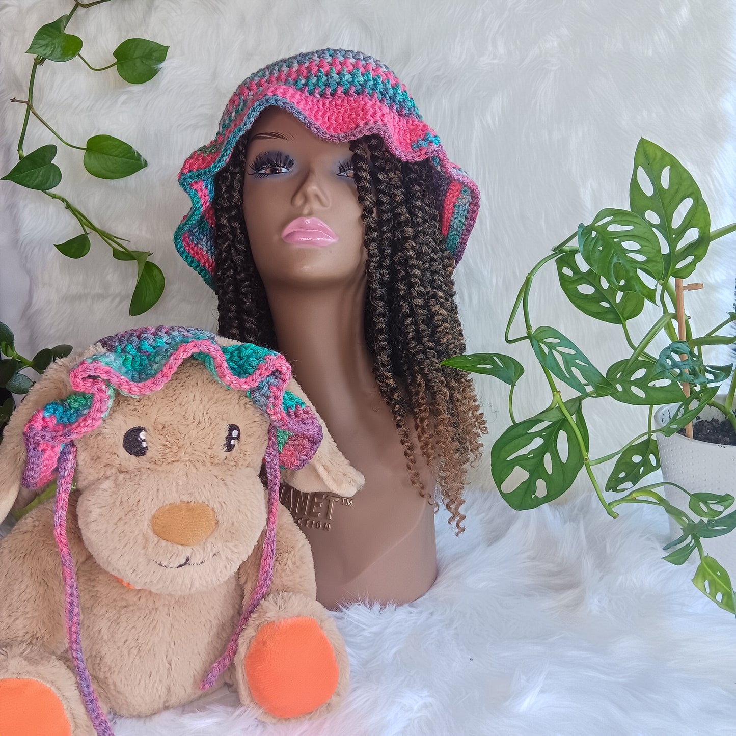 Bestie Ruffle Brim Crochet Hats – For Pets & Their People