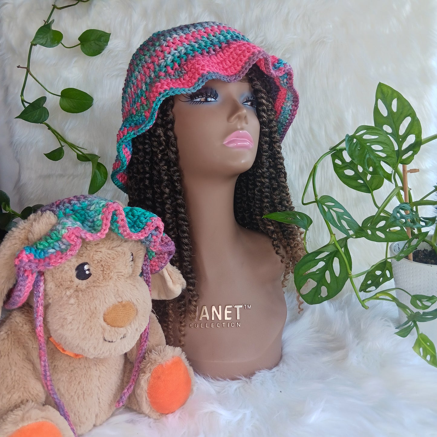 Bestie Ruffle Brim Crochet Hats – For Pets & Their People