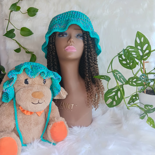 Bestie Ruffle Brim Crochet Hats – For Pets & Their People